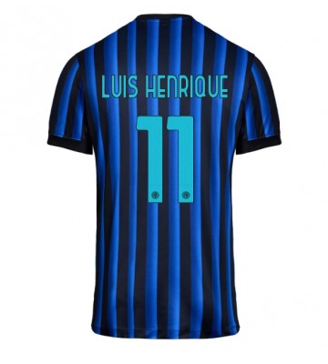 Inter Milan Luis Henrique #11 Replika Hjemmebanetrøje 2025-26 Kortærmet